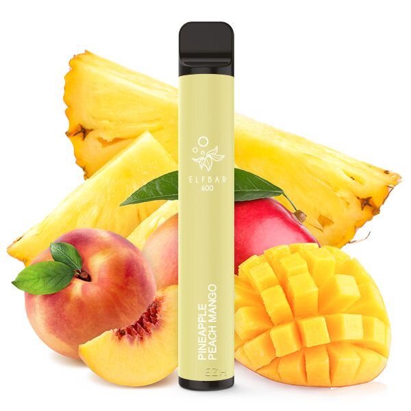 Elf Bar 600 E-Zigarette 20mg - Pineapple Peach Mango