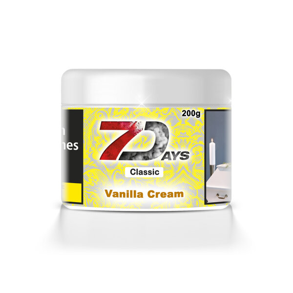 7 Days Classic Shisha Tabak 200g - Vanilla Cream