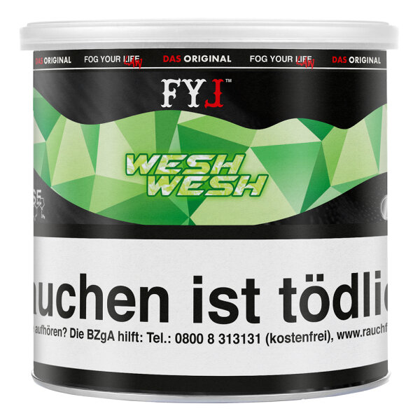 Fog Your Law Pfeifentabak 65g - Dry Base Wesh Wesh