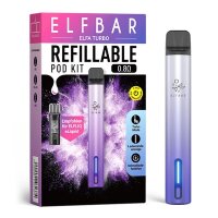 Elf Bar ELFA Turbo Pod Kit Akku 550mAh - Aurora Purple