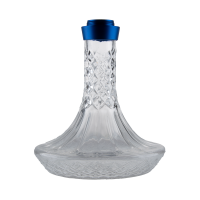 Jookah Ersatzglas ALK001-A mit Gewinde Groß Blue