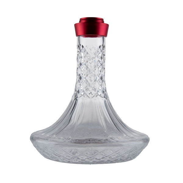 Jookah Ersatzglas ALK001-A mit Gewinde Groß Rot