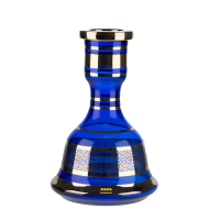Jookah Tradi Ersatzglas Klein - 530-06 Gold/Blau