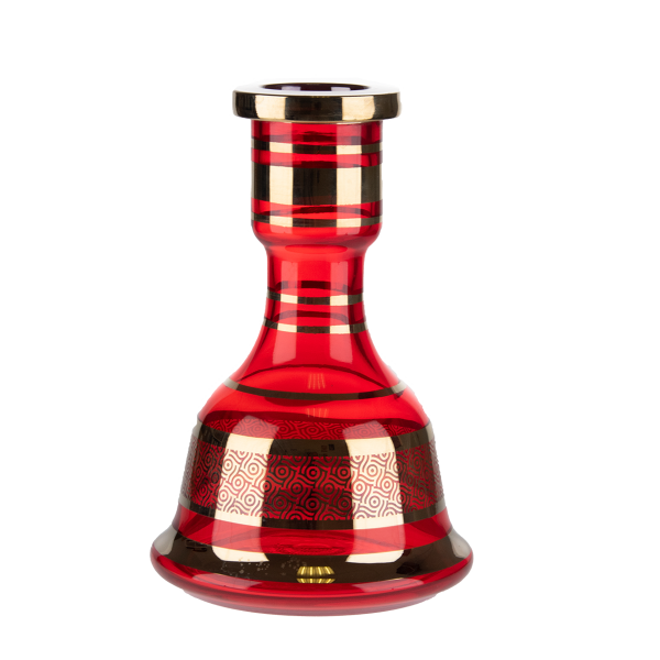 Jookah Tradi Ersatzglas Klein - 530-06 Gold/Red