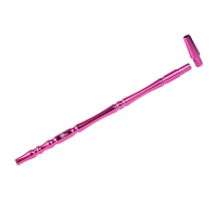 Jookah - Alu Mundstück H033 35cm Pink inkl. Endstück