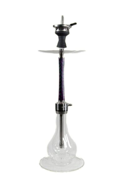 Alligator Shisha - Professional Edelstahl Shisha Lila