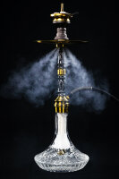 Jookah Edelstahl Shisha - Royal Flush - Steel/Türkis